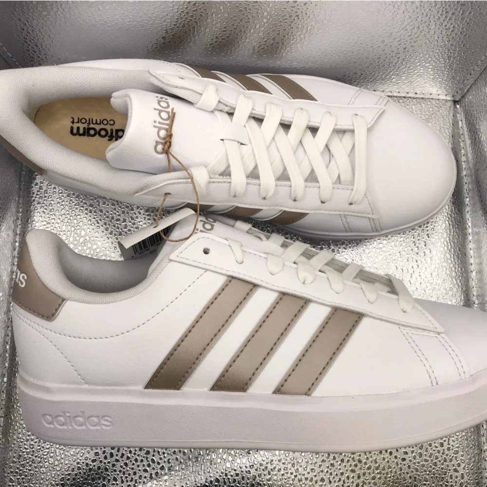 Adidas White Sneakers - Picture 1 of 4